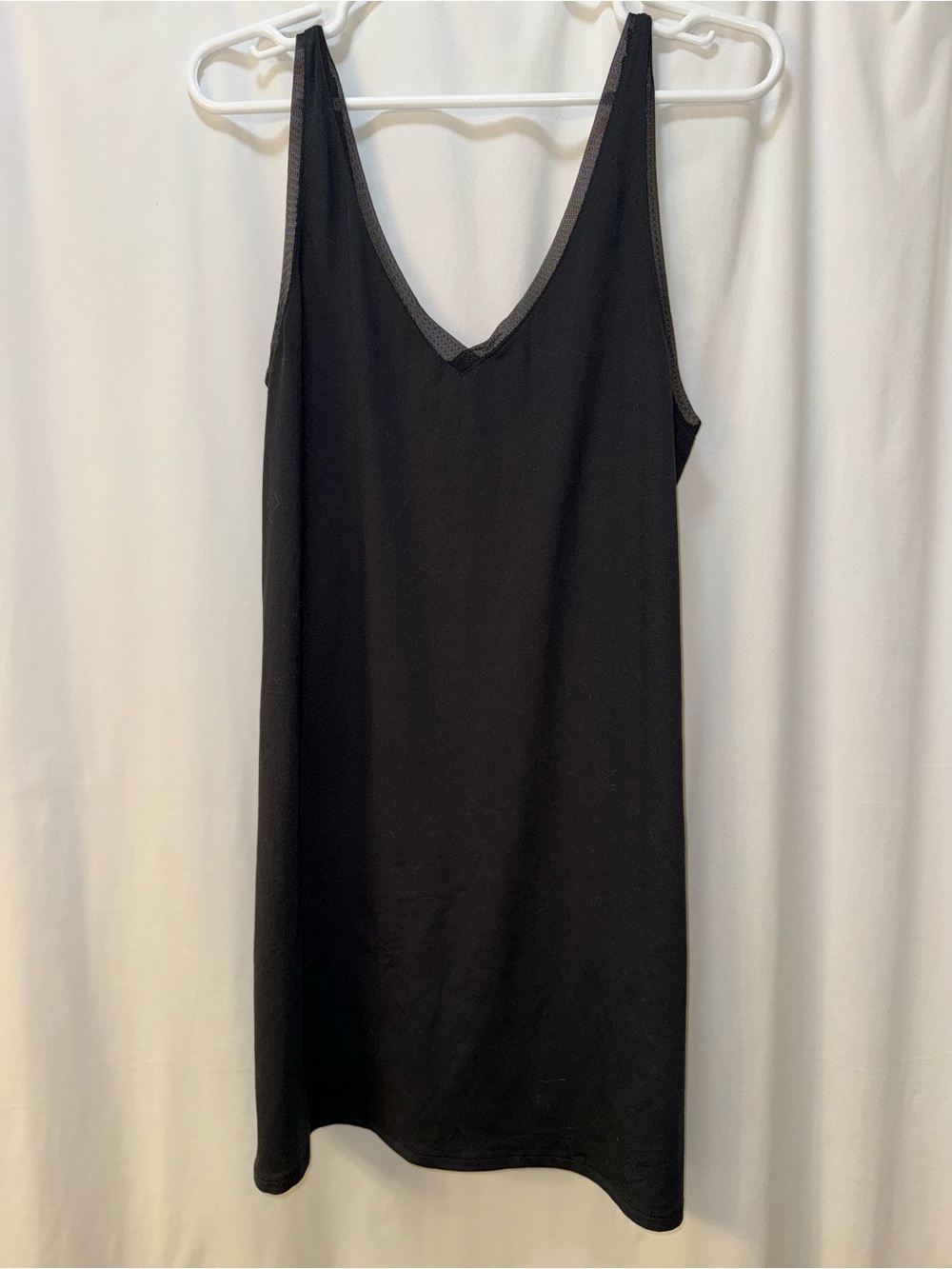 2 Joyspun Black Slip Chemise